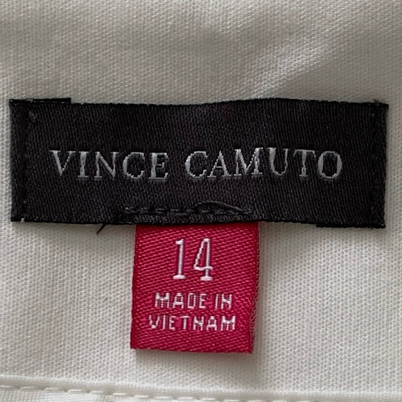 Vince Camuto Ivory Linen Slacks - Picture 4 of 11